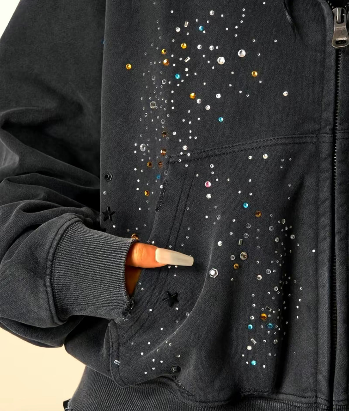 Rhinestone Hoodie (Unisex)