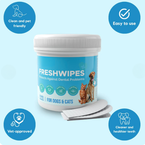 Fresh Wipes - Dog Dental Wipes